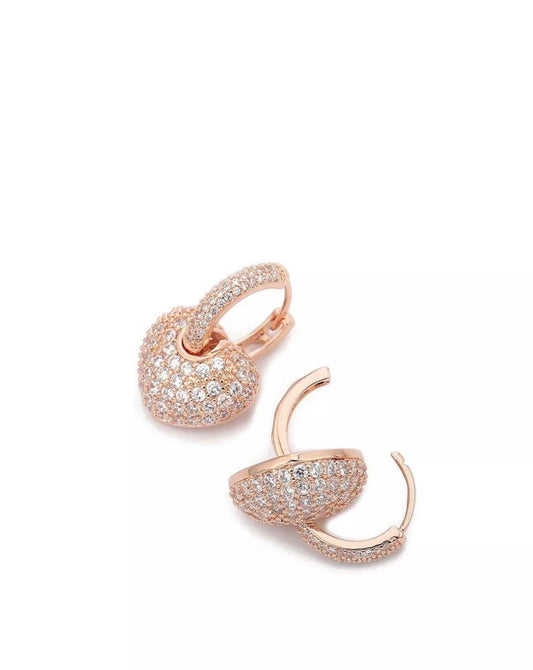 Boucles MILANO rose gold